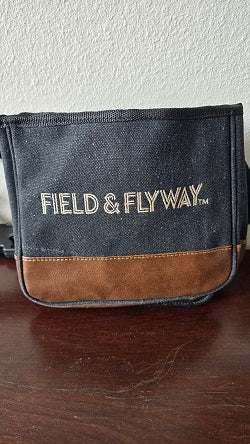 Waxed canvas shot bag.